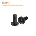 thumbnail image 3 of Unique Bargains Flanged Button Head Socket Cap Screws, 100 Pack M3x8mm 304 Stainless Steel Bolts, 3 of 5