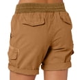 thumbnail image 4 of Short Cargo Femme Entrejambe 7 Pouces Coton Plein Air Randonnée Mode Été pour 2025 Grande Taille Taille Haute Bermuda pour Femmes avec Poches, 4 of 5