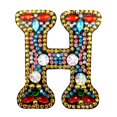 thumbnail image 1 of Christmas Letters Keychain 26 Letters Rhinestone Pendant, 1 of 8