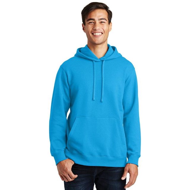Port 1154541 Fan Favorite Fleece Pullover Hooded Sweatshirt, Sapphire - Extra Small