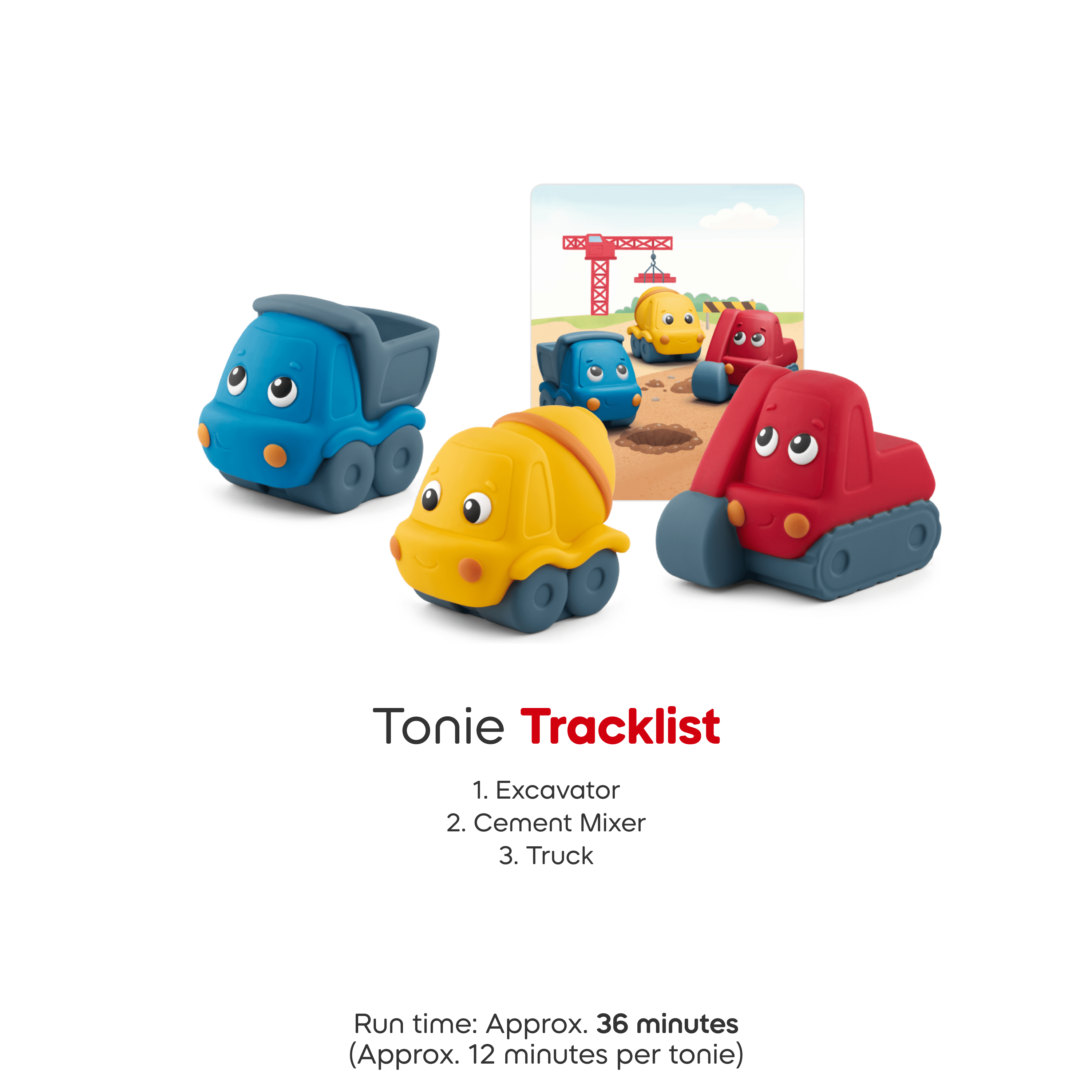 tonies My First Tonies – Construction Set – ensemble de 3 pièces (Anglais)
