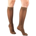 thumbnail image 1 of Truform Sheer Knee High Stockings, Diamond Pattern: 15 - 20 mmHg, Espresso, Large, 1 of 7