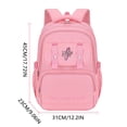 thumbnail image 3 of GPOECD Large Capacity Versatile Campus Backpack for Female College Junior High and High School Students School Backpack Pink,One Size, 3 of 9
