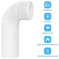 thumbnail image 4 of Flexible Ac Hose, Portable Ac Air Conditioner Hose With Steel Ring Reinforcement, Polypropylene Material, Expandable To 80 Inches, Anti-Clockwise Thread For Hassle-Free Installation, 4 of 5
