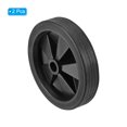 thumbnail image 3 of Unique Bargains 5.8' 2 Pack Universal Air Compressor Wheel with 0.6' Dia. Hole, 3 of 5