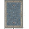 thumbnail image 2 of Washable 4x6 Small Rug for Living Room, Area Rug for Kitchen, Bedside, Large Entryway Indoor - Stain Resistant Non Slip with Rubber Backing, Unique Floral Aethestic Décor, Light Blue & Aqua, 2 of 8