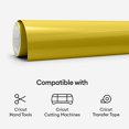 thumbnail image 3 of Cricut Premium Vinyl Permanent, Gold, 3 of 7