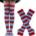 thumbnail image 2 of keepw Fashion Game Stylish Socks With Long Gloves Set Made With Polyester Easy To Wear Red and blue 1Set, 2 of 6