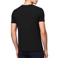thumbnail image 3 of Maplenight T-Shirt Homme Manches Courtes Col Rond T-Shirt Décontracté Été Bloc de Couleur T-Shirt Classique Basique, 3 of 7
