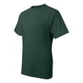 thumbnail image 2 of Hanes Beefy-T Men`s Pocket T-Shirt, M, Deep Forest, 2 of 5
