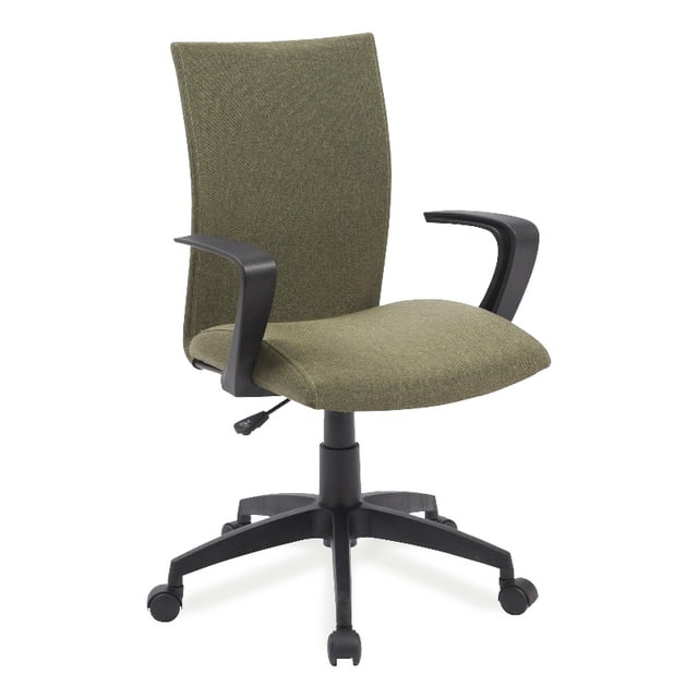 Leick Chaise de Bureau en Tissu de Lin Apostrophe Vert Sauge