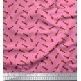 thumbnail image 1 of Soimoi Cotton Cambric Fabric Guitar Musical Instrument Fabric Prints by Yard 42 Inch Wide, 1 of 3
