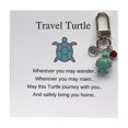 thumbnail image 1 of WIFKLSIIPG 26 Letter Handmade Turtle Keychain Turtle Combination Pendant 26 Letter Surname Travel Turtle Keychain Pendant 26 Letter Surname Mark Alphabet Gemstone Turquoise Jewelry Pendant, 1 of 3