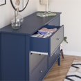 thumbnail image 4 of Ameriwood Home Commode à 6 Tiroirs Franklin en Bleu Marine, 4 of 13