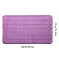 thumbnail image 3 of weibbin Pad Bathroom Shower Rugs - Non-Slip Absorbent Soft Machine Washable Shower Mats for Living Room, Bedroom, Bathroom, Home Decor, 50x80cm, 3 of 5