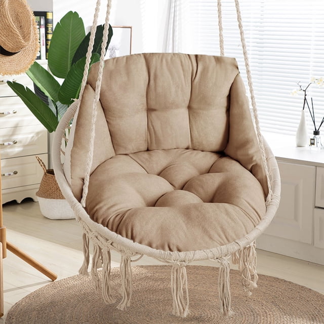 Thickened Hanging Chair Cushion – Non‑Slip Basket Swing Seat Pad for Indoor & Outdoor Use