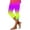 Multicolour, variant on Aboser Womens Sports Capri Leggings Stretch Fashion Tie Dye Yoga Pants Casual High Waisted Workout Tights Slimming Knee Length Capris Beach Cropped Leggings
