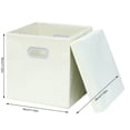 thumbnail image 3 of Hat Storage Container under Crib Drawer Dorm Room Shoe Storage Organization And Storage with Lids under Bed Storage Containers Wheels Spacious And Stylish Large Capacity Non Woven Fabric Storage, 3 of 4