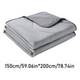 thumbnail image 4 of Pamqxs Cooling Blanket Ice Summer Quilt Lightweight Cooling Blanket Breathable Sofa Blanket Throw for Rooms Picnics Camping, Single Double Super King Bed Size(EC,200X230cm), 4 of 9