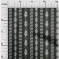 thumbnail image 1 of oneOone Silk Tabby Fabric Stripe Ikat Print Sewing Fabric BTY 42 Inch Wide, 1 of 1
