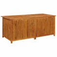 thumbnail image 4 of vidaXL Garden Storage Box 175x80x75 cm Solid Acacia Wood, 4 of 7