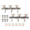 thumbnail image 3 of 6Pcs Acoustic/Folk Guitar Tuning Pegs Tuners Machine Heads Chrome Part 3R+3L, 3 of 10