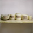 thumbnail image 5 of Hometrends 12oz Vanilla Sandalwood Scented 2-Wick Frosted Jar Candle, 5 of 5