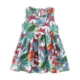 thumbnail image 3 of Robes de Printemps pour Petites Filles Robes Trapèze pour Fille Robe Sans Manches à Fleurs Robe de Demoiselle d'Honneur pour Fille, 3 of 3