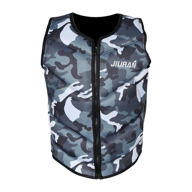 Life Vest Float Swimsuit Life Jacket Safety Gear Survival Suit Buoyancy Swimwear Green Size S