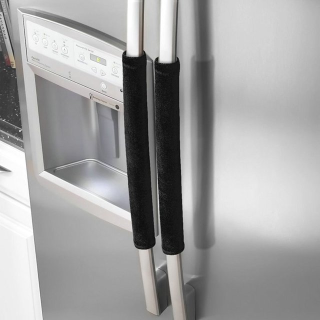 Paire de Couvre-poignées de Réfrigérateur pour Appareils de Cuisine