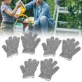 thumbnail image 4 of Cutting Resistant Gloves, Kids Work Gloves  Protection Flexible Non Disposable Comfortable  For Gardening, 4 of 8