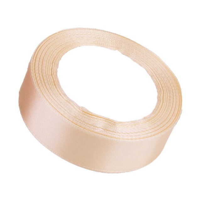 Gift Ribbon Wedding Decorations Clothes Making Using polyester Supply DIY Craft Accessories Light-weight Polyester Ribbons for Ornaments Beige 08