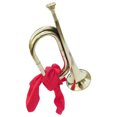 thumbnail image 2 of Corne de Trompette Bugle en Métal Instrument de Musique Débutant 2 Pcs, 2 of 8