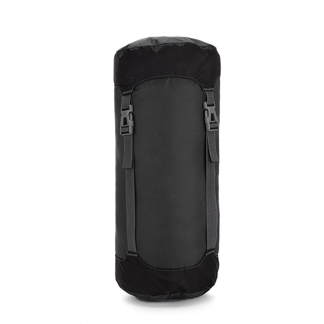 Generic Space-Saving Travel Compression Bag for Sleeping Bags, Down Jackets & Blankets - Large Size, Black (Multiple Colors & Sizes Available)