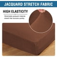 thumbnail image 4 of Super Stretch Stylish Cushions Covers/Furniture Cover Spandex Jacquard Small Checked Pattern Super Soft Slipcover Washable Individual, 4 of 7