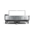 thumbnail image 1 of Simplehuman Kitchen Dish Drying Rack, Fingerprint-Proof Stainless Steel Frame, Grey Plastic, 1 of 6