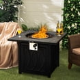 thumbnail image 2 of Costway Table de Foyer au Propane de 32 Pouces, Plateau Carré avec Roches de Lave, Housse 50 000 BTU, 2 of 10