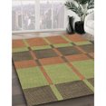 thumbnail image 3 of Ahgly Tapis d'Intérieur Lavable en Machine Carré Marron Selle, 6 Pieds Carré, 3 of 7