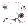 thumbnail image 2 of Sunny Health & Fitness Rameur à Air Magnétique - SF-RW5940, 2 of 8