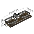 thumbnail image 2 of Meitianfacai Faucet Organizer Dish Sponge Holder, Faucet Storage Rack Dish Sink Supplies No Punching Can Hollowed Out Sink Storage Rack, 2 of 9