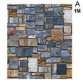 thumbnail image 3 of CAROOTU 3D Self Adhesive Wallpapers Waterproof Brick Pattern Wallpapers Removable Wall Paper for Home Restaurant Coffee Shop, 3 of 7