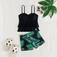 thumbnail image 2 of Girls Swimsuit 2 Piece Cute Tankini Swimwear Ruffle Bathing Suit for Girls 9, 2 of 7