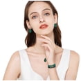 thumbnail image 3 of Woman 1PCS Fashion Pendant Necklace 4 Set Earring And 1 PCS Bracelet, 3 of 8