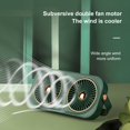 thumbnail image 4 of MesaSe 2000mAh Desk Fan Powerful Double Motors ABS USB Rechargebale Mini Portable Fan Summer Gift, 4 of 10