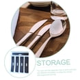 thumbnail image 4 of Product Cooking Utensils 2 Silverware Organizer Utenisl Organizer Holder Kitchen Drawer Organizer Silverware Tray For Drawer Flatware Organizer 5 Compartment Platform Classic Large Silverware Tray -, 4 of 6
