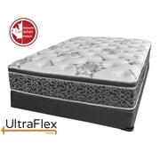 UltraFlex BEAUTY- Euro Pillow Top Orthopaedic Spinal Care Innerspring Premium Foam Encased, CertiPUR-US® Certified Foam, Eco-friendly, Hybrid Mattress With Edge Guard Supports (Made in Canada)