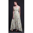 thumbnail image 3 of Bimba Floral Ladies Printed Resort Maxi DrawstringDressSpaghetti Strap Beach Wear-XXX-Large, 3 of 6