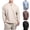 Beige, variant on UVEASISHA Mens Button Up Sweatshirts Solid Color Henley Pullover Tops Drop Shoulder Long Sleeve Collarless Golf Shirts Fall Casual Streetwear Sales Today Clearance,Light Blue,3XL