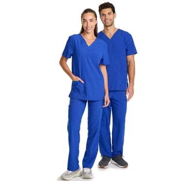 Haut d’uniforme médical à encolure en V Core Essentials unisexe Scrubstar WC846