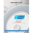 thumbnail image 4 of X-Sense Wireless Smoke Detector Carbon Monoxide Detector Combo 10 Year Battery Alarm With Display, Over 820 ft Transmission Range, SC07-W, 3-Pack, 4 of 10
